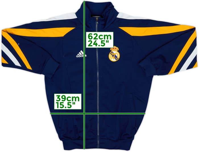 1998-00 Real Madrid adidas Track Jacket - 8/10 - (S.Boys)