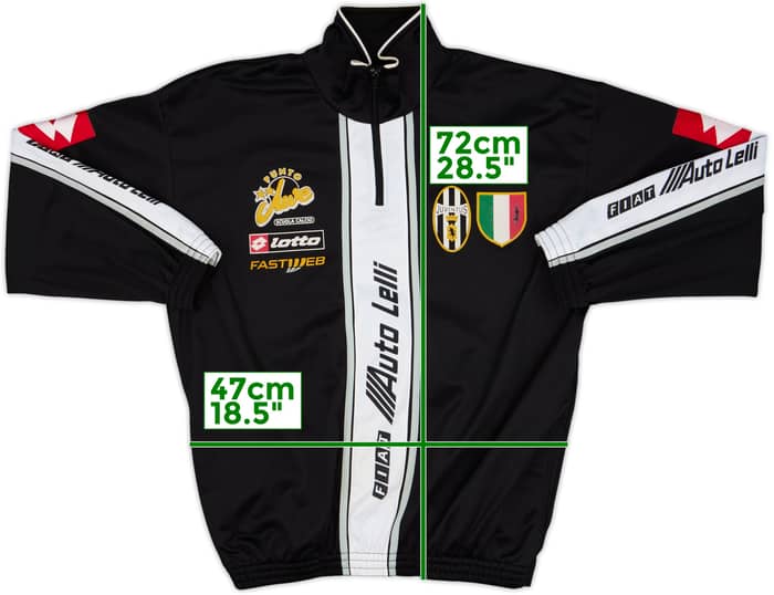 2002-03 Juventus Lotto Scuola Calcio 1/4 Zip Track Top - 6/10 - (L)