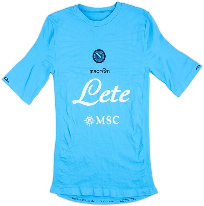 2010-11 Napoli Macron Compression Shirt - 8/10 - (XXL/3XL)