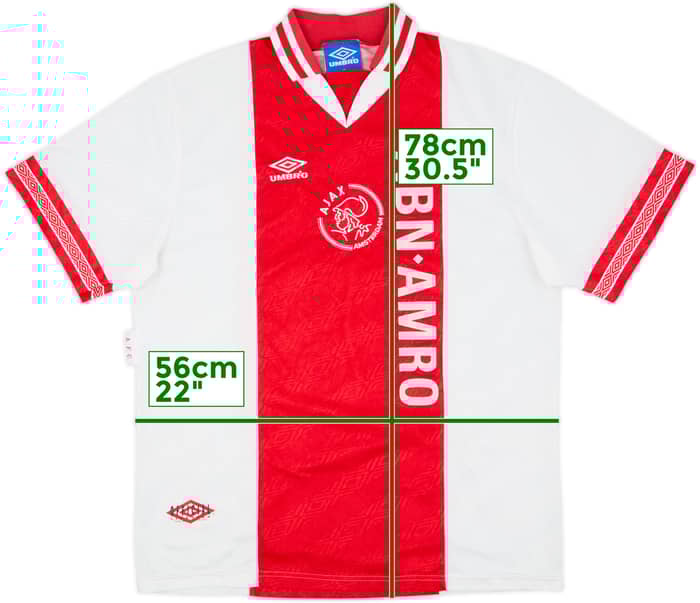 1994-95 Ajax Home Shirt - 8/10 - (XL)