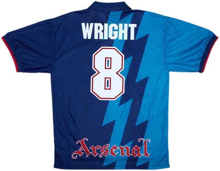 1995-96 Arsenal Away Shirt Wright #8 - 8/10 - (L)
