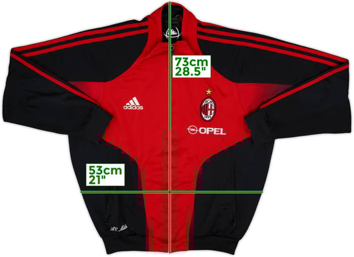 2004-05 AC Milan adidas Track Jacket - 7/10 - (M/L)