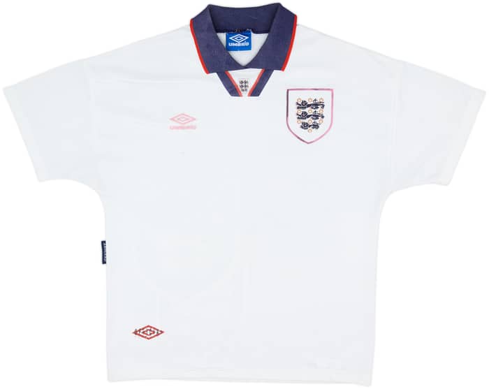 1993-95 England Home Shirt - 5/10 - (L)