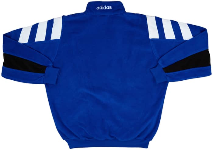 1996-97 Real Zaragoza Versión Jugador adidas 1/4 Zip Sudadera de Forro Polar - 8/10 - (L)