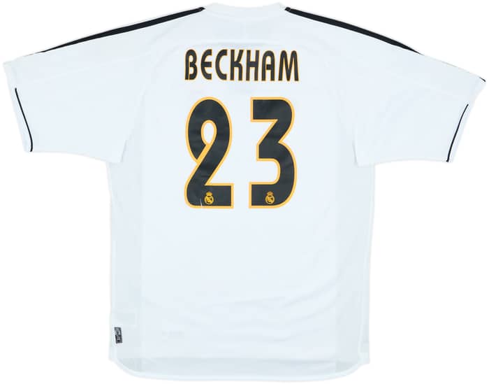 2003-04 Real Madrid Home Shirt Beckham #23 - 6/10 - (L)