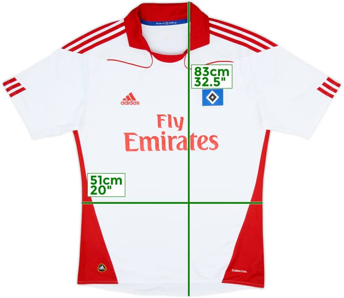 2010-11 Hamburg Home Shirt - 7/10 - (L)