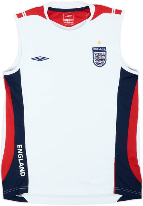 2004-06 England Umbro Training Vest - 6/10 - (M)