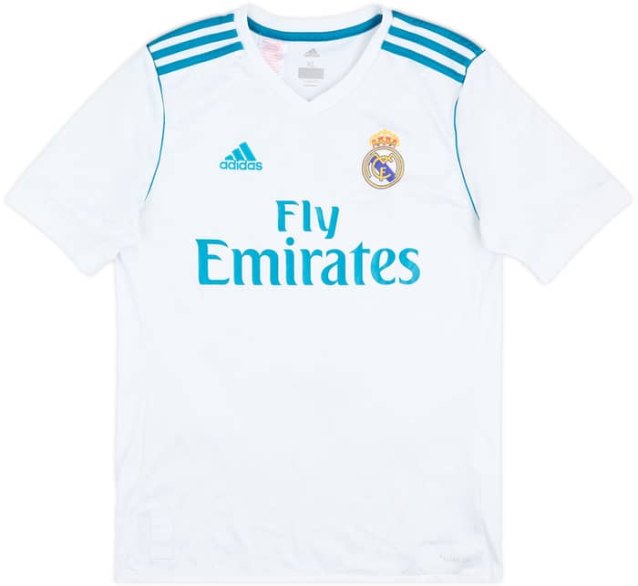 2017-18 Real Madrid Home Shirt Ronaldo #7 - 8/10 - (XL.Boys)