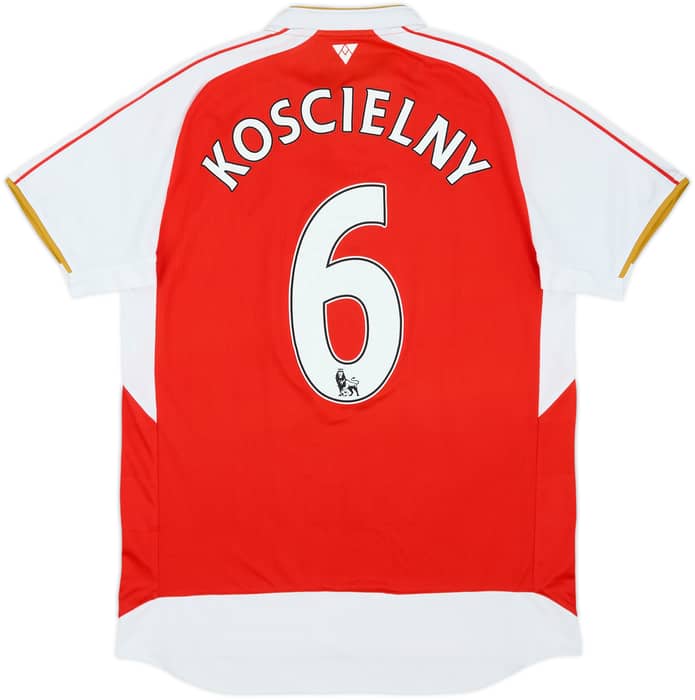 2015-16 Arsenal Home Shirt Koscielny #6 - 5/10 - (L)