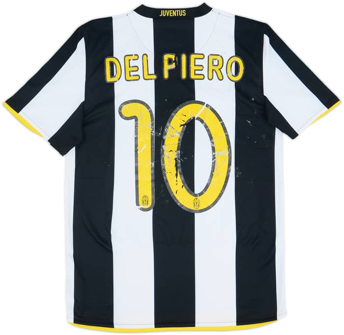 2008-09 Juventus Home Shirt Del Piero #10 - 4/10 - (S)