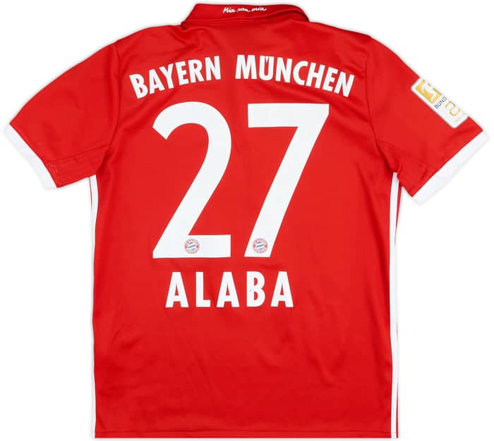 2016-17 Bayern Munich Home Shirt - 7/10 - (L.Boys)