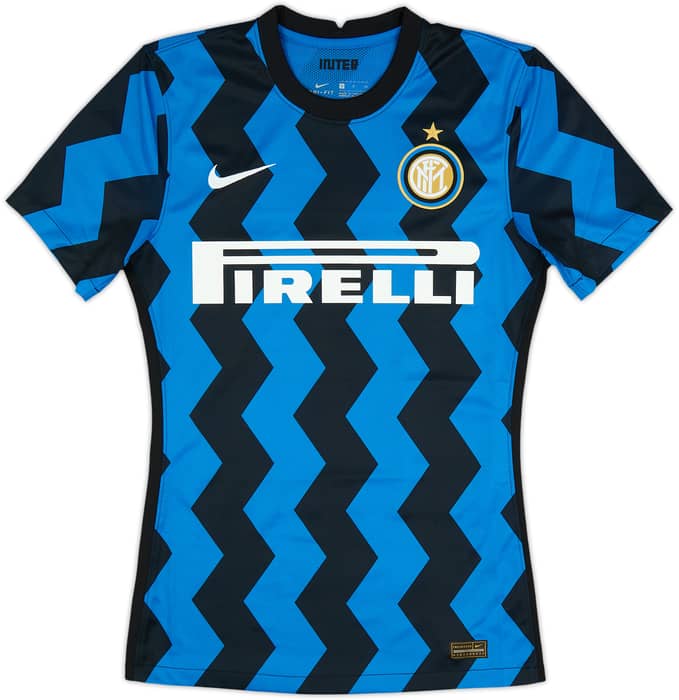 2020-21 Inter Milan Player Issue Home Shirt Lukaku #9 - 10/10 - (S)
