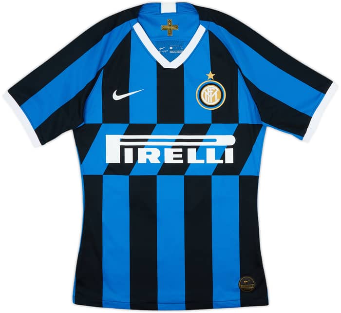 2019-20 Inter Milan Authentic Home Shirt Lukaku #9 - 9/10 - (S)