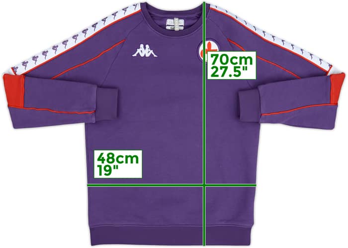 2021-22 Fiorentina Kappa Sweat Top - 8/10 - (M)