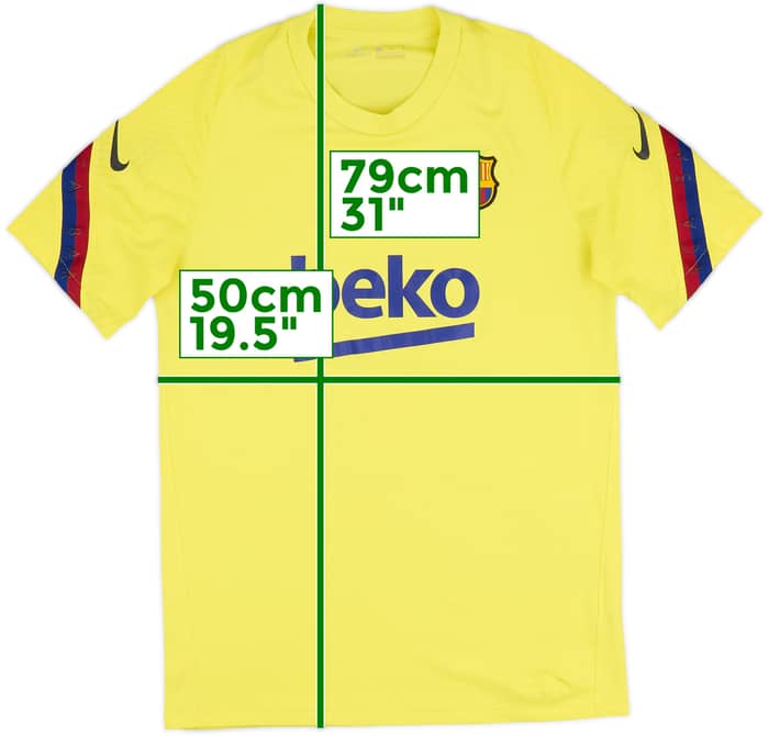 2020-21 Barcelona Nike Training Shirt - 7/10 - (M)