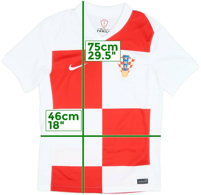 2024-25 Croatia Home Shirt - 10/10 - (S)