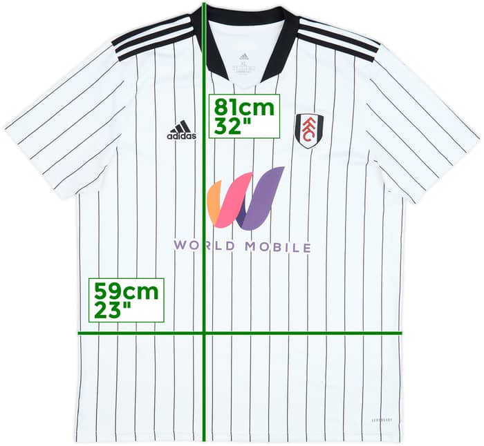2021-22 Fulham Home Shirt - 10/10 - (XL)