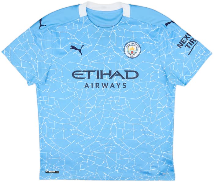 2020-21 Manchester City Home Shirt Kun Aguero #10 - 10/10 - (XL)