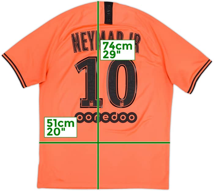 2019-20 Paris Saint-Germain Away Shirt Neymar Jr #10 - 8/10 - (L)