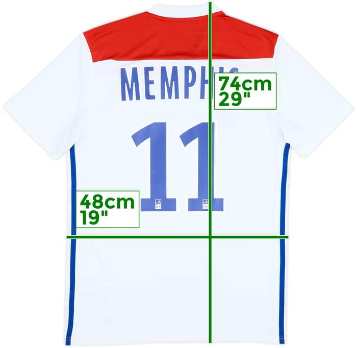 2018-19 Lyon Home Shirt Memphis #11 - 10/10 - (S)
