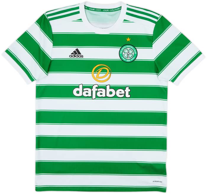 2021-22 Celtic Home Shirt - 10/10 - (M)
