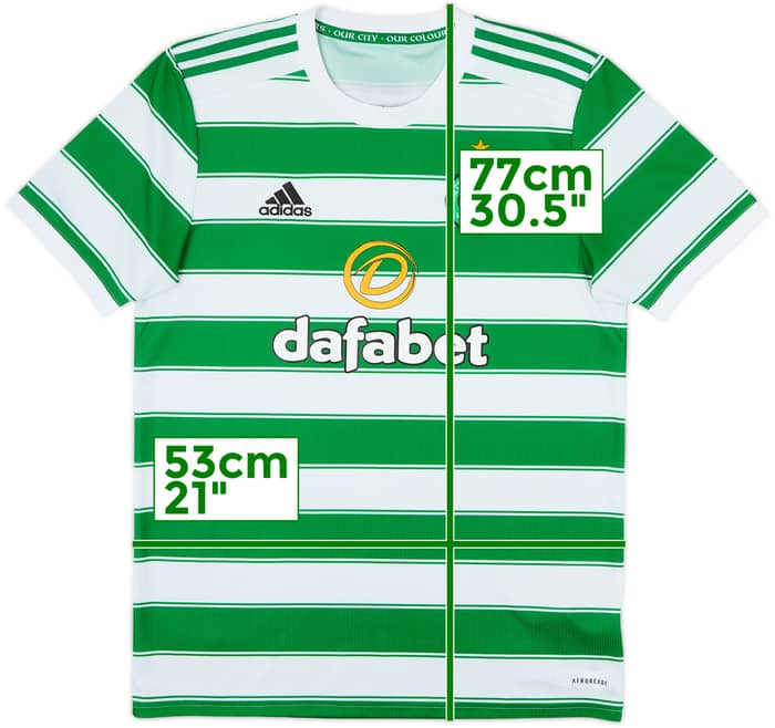 2021-22 Celtic Home Shirt - 10/10 - (M)