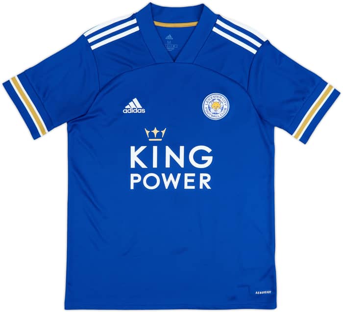 2020-21 Leicester Home Shirt Vardy #9 - 8/10 - (M)