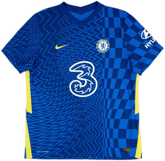 2021-22 Chelsea Authentic Home Shirt Kante #7 - 9/10 - (XL)