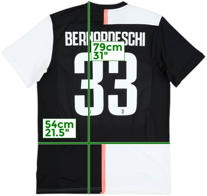 2019-20 Juventus Home Shirt Bernardeschi #33 - 7/10 - (L)