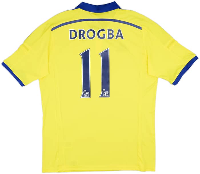 2014-15 Chelsea Away Shirt Drogba #11 - 10/10 - (L)