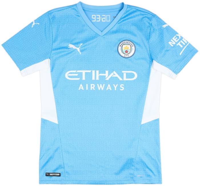 2021-22 Manchester City Home Shirt De Bruyne #17 - 7/10 - (S)