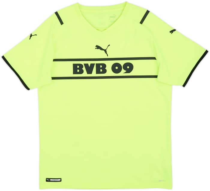 2021-22 Borussia Dortmund European Home Shirt Haaland #9 - 8/10 - (M)