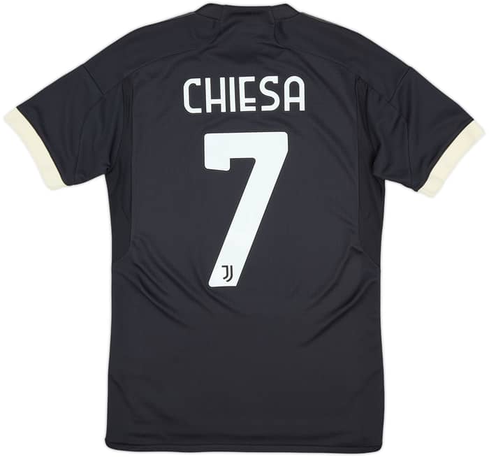 2023-24 Juventus Third Shirt Chiesa #7 - 6/10 - (S)