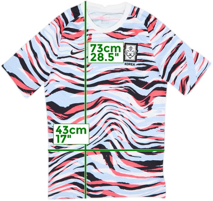 2020-21 South Korea Nike Pre-Match Training Shirt - 10/10 - (S)