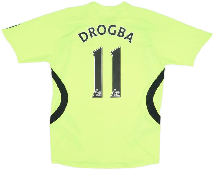 2007-08 Chelsea Away Shirt Drogba #11 - 7/10 - (XL.Boys)