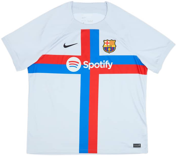 2022-23 Barcelona Third Shirt Lewandowski #9 - 9/10 - (XXL)