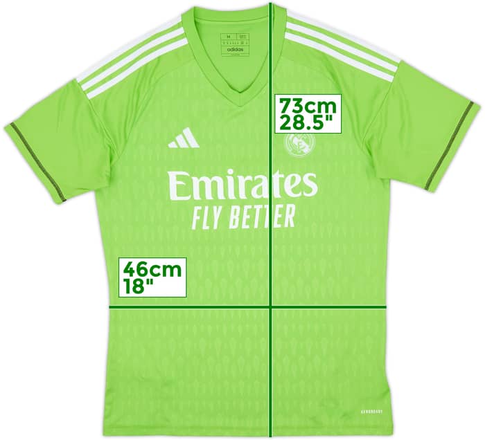 2023-24 Real Madrid GK S/S Shirt - 7/10 - (M)