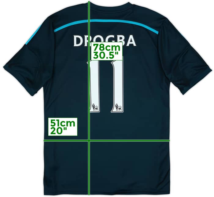 2014-15 Chelsea Third Shirt Drogba #11 - 8/10 - (L)