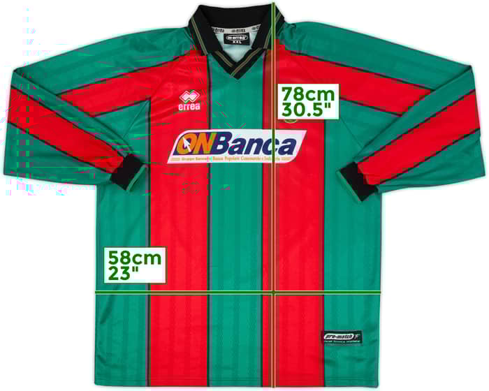 Camiseta de local L/S del Ternana 2001-02 - 9/10 - (XXL)
