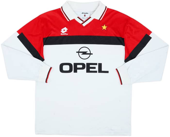 1994-95 AC Milan Away L/S Shirt - 5/10 - (L)