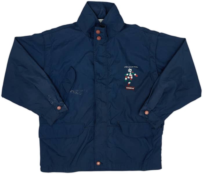 1990 Italia '90 Hooded Rain Jacket - 6/10 - (L)