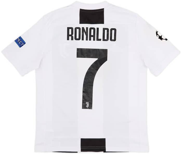 2018-19 Juventus Home Shirt Ronaldo #7 - 8/10 - (L.Boys)