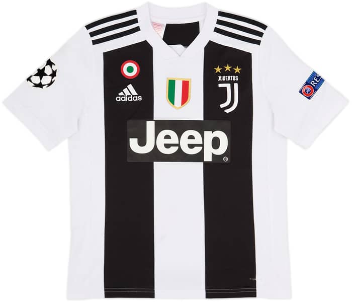 2018-19 Juventus Home Shirt Ronaldo #7 - 8/10 - (L.Boys)