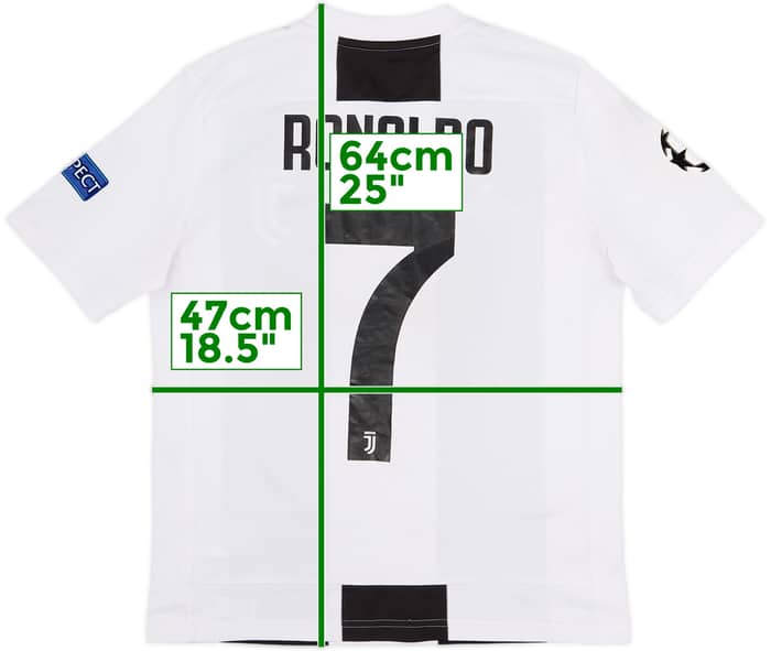 2018-19 Juventus Home Shirt Ronaldo #7 - 8/10 - (L.Boys)