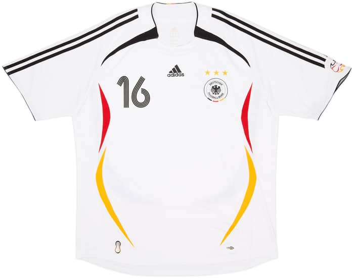 2005-07 Germany Home Shirt Lahm #16 - 7/10 - (XXL)
