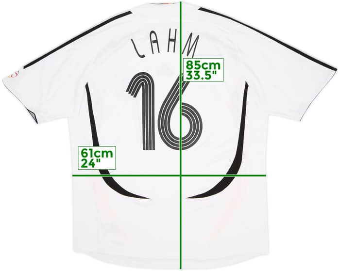 2005-07 Germany Home Shirt Lahm #16 - 7/10 - (XXL)