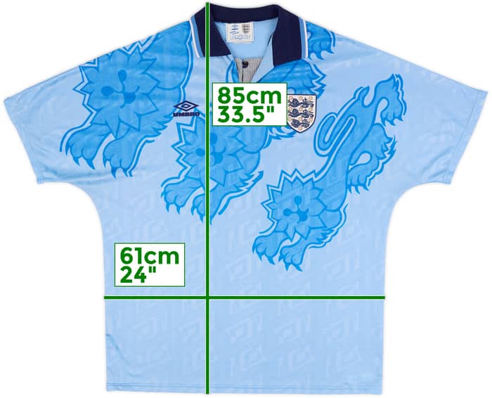 1992-93 England Third Shirt - 7/10 - (XL)