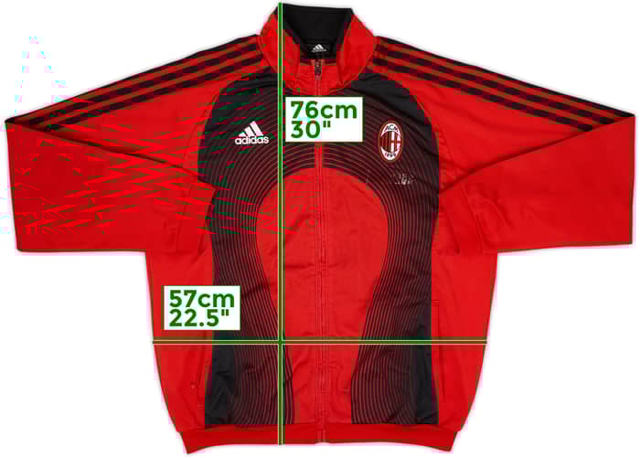 2006-07 AC Milan adidas Track Jacket - 5/10 - (M/L)