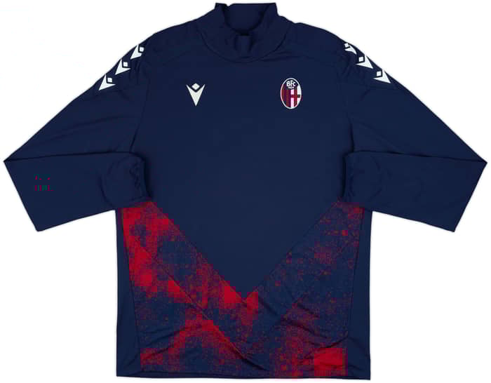2024-25 Bologna Player Issue Macron Drill Top - 8/10 - (XXL)