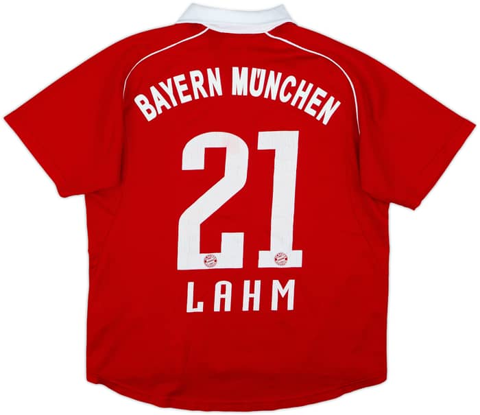 2005-06 Bayern Munich Home Shirt Lahm #21 - 6/10 - (L.Boys)